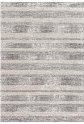 Alora Decor Wondrous Neutral Stripe Hand-tufted Wool Rug
