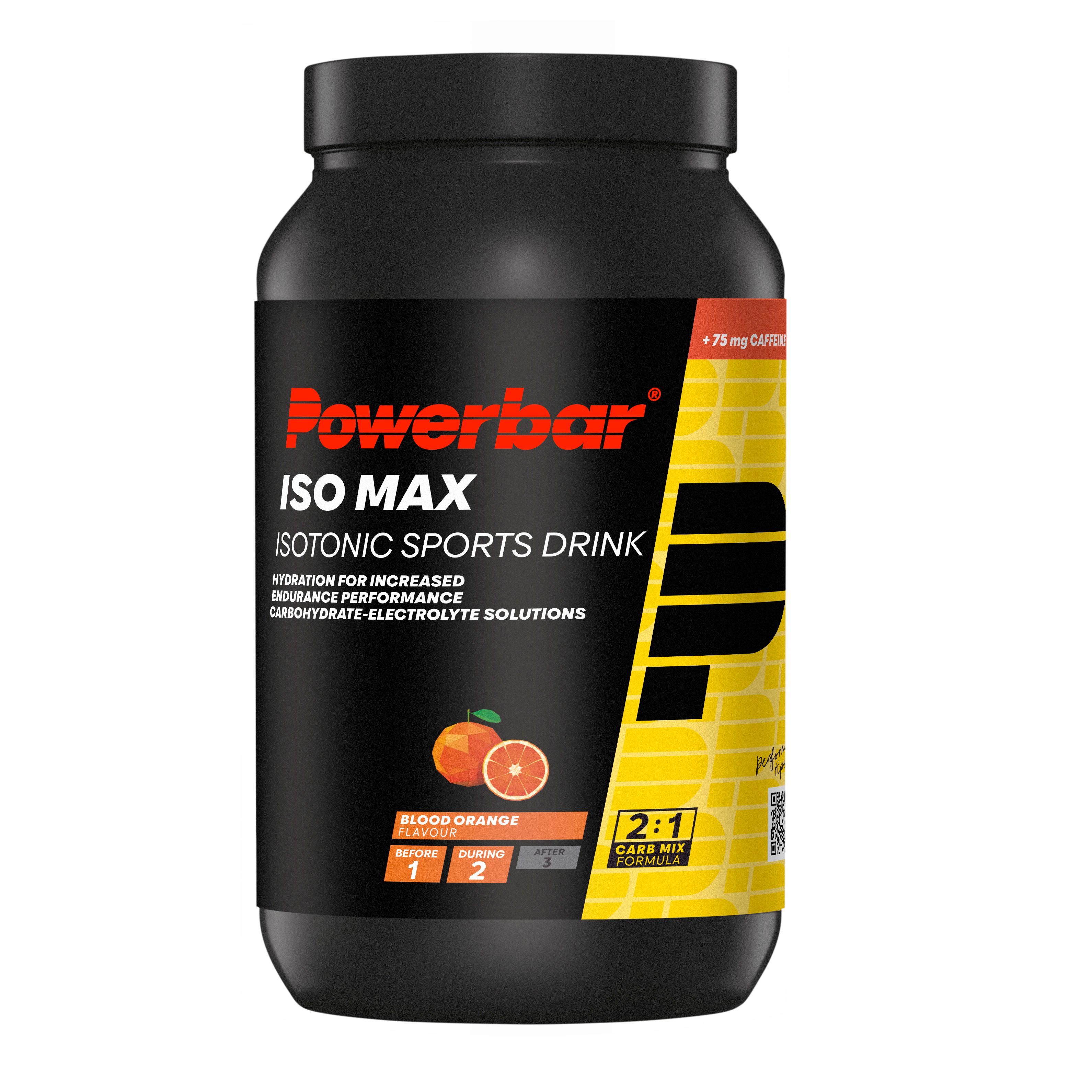 Powerbar Isomax blood Orange mit Koffein Pulver 1200 g
