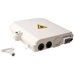 ACT Fiber mounting box unloaded, 8 ports, Server Zubehör, Weiss
