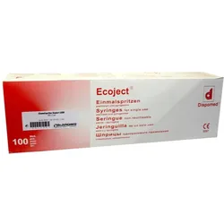 Einmalspritze 5 ml Luer Ecoject 100X5 ml