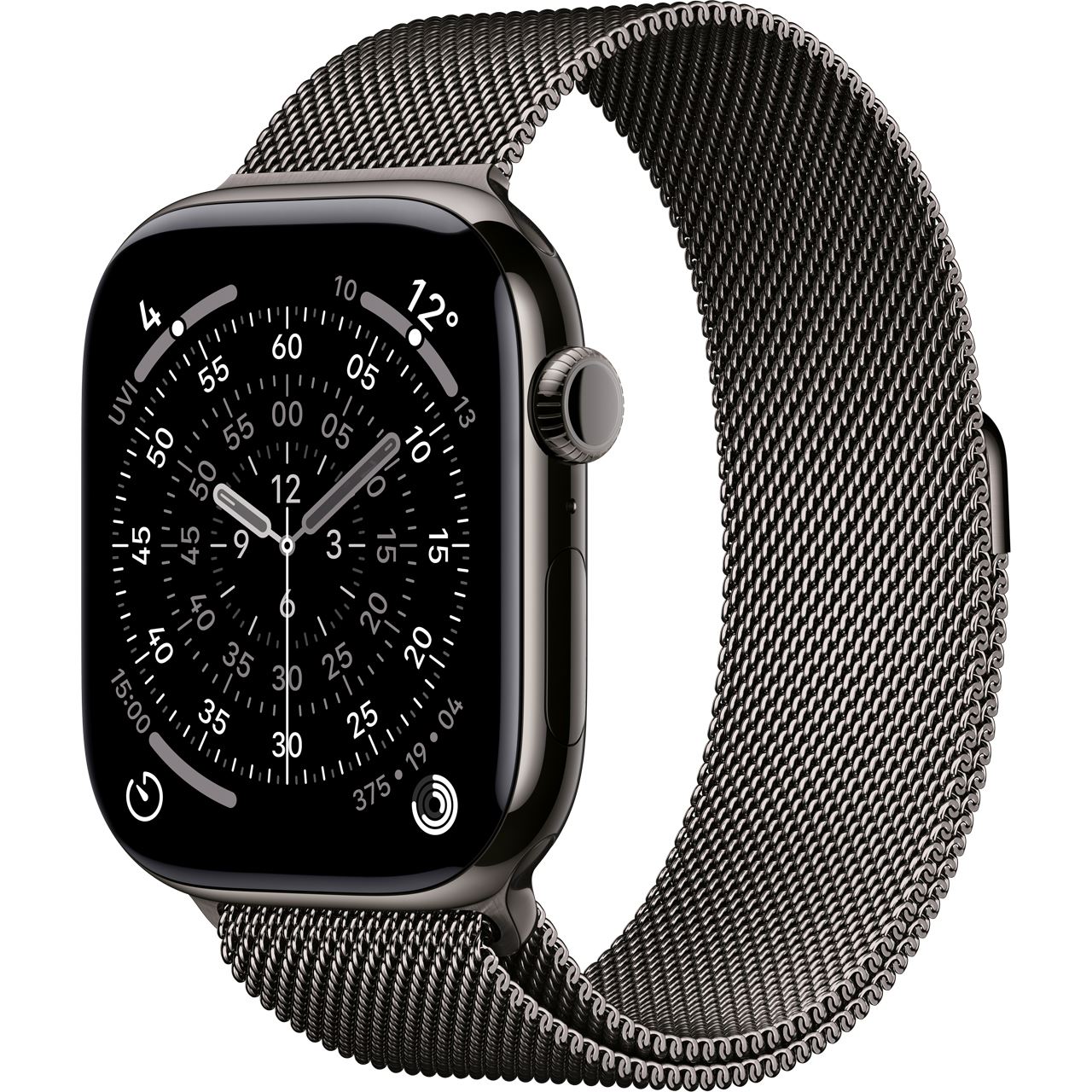 Apple Watch S11 2025 Titan Schiefer Cellular 46mm (Milanaise Armband schiefer) S/M