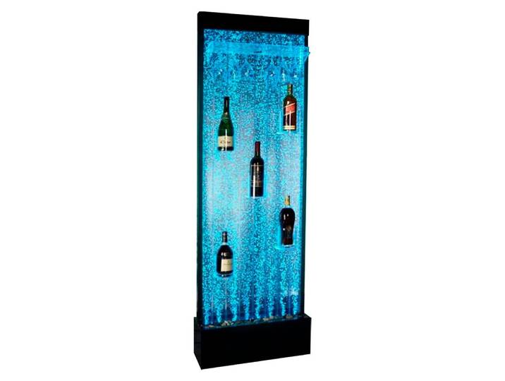 JVmoebel Barschrank Wasser Wand Säule Water Wall Bar Regal Schrank Möbel LED Beleuchtet Made in Europa