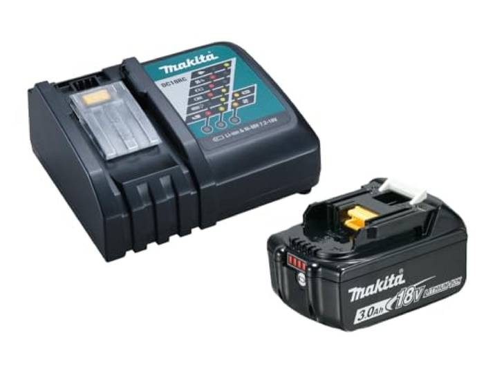 Makita 191A24-4 Kit Energy PSK LXT BL1830B x1 x 3.0Ah+ DC18RC, braun