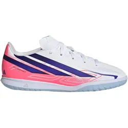 adidas F50 Hyperfast Club IN Fußballschuhe Kinder cloud white/solar purple/solar turbo 31