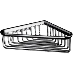 Emco, Duschablage, Eckschwammkorb SYSTEM 2 ti. verd. Wdbef. abnehmbar chrom (23 x 18 x 6 cm)