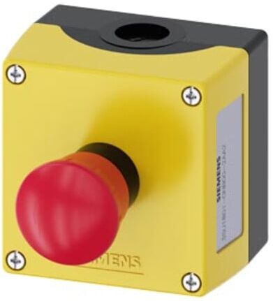 Siemens Boîtier appareils de commande 22 mm rond 3SU1801-0NB00-2AA2 (3SU18010NB002AA2)