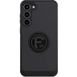 Nivocase Hülle für Samsung Galaxy S23+ Handyhülle NIVOcore Case Schwarz F95 Fortuna Düsseldorf Logo (Samsung Galaxy S23+), Smartphone Hülle, Schwarz