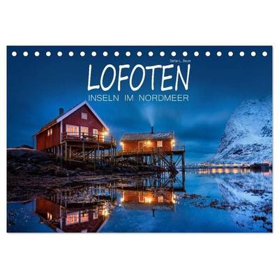 Lofoten - Inseln im Nordmeer (Tischkalender 2027 DIN A5 quer), CALVENDO Monatskalender