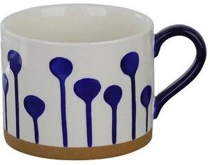 Uplifted Goods Artisan Stoneware Vertical Stripe Infusion Mug d 15.2 Oz.