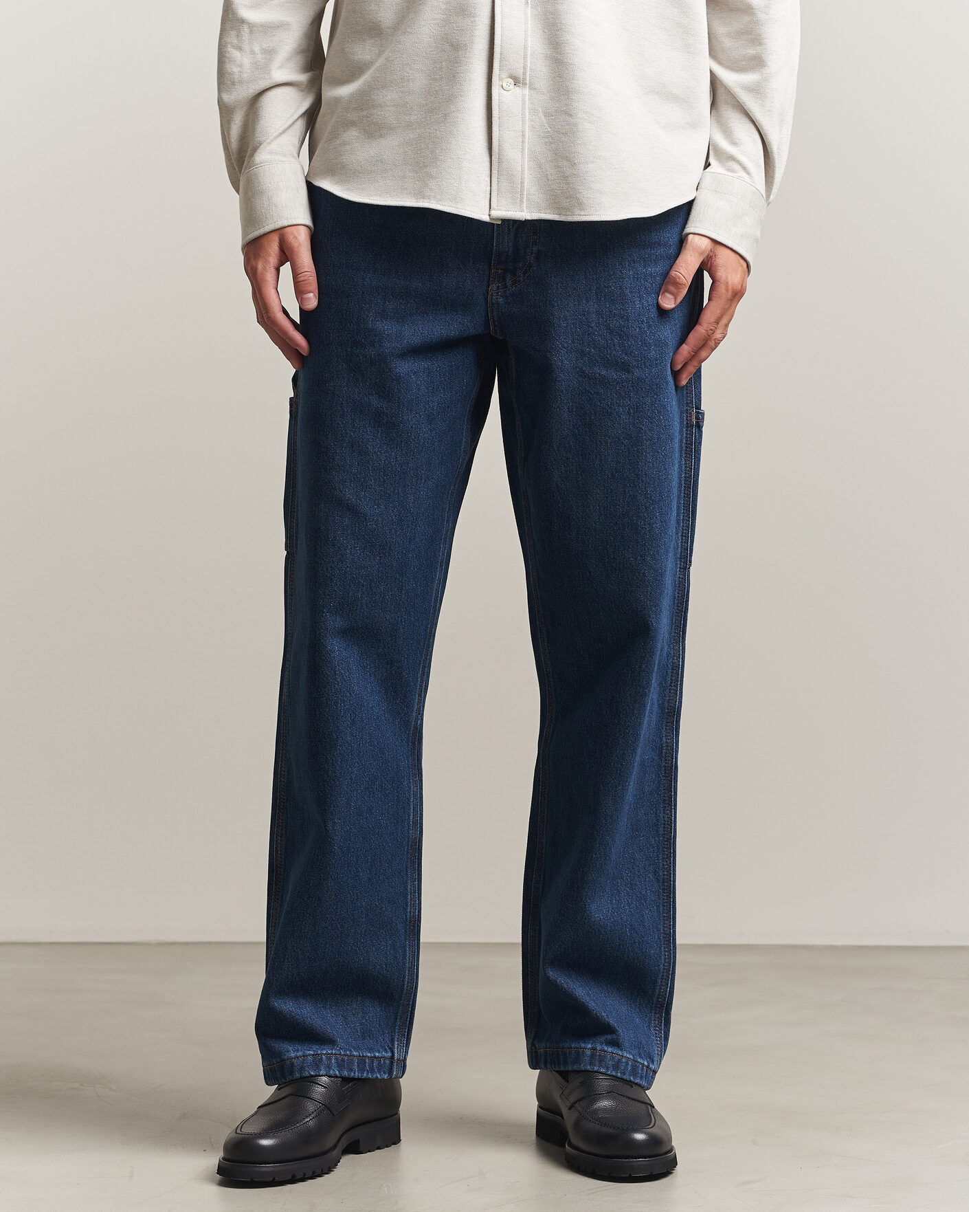 Levi's 568 Loose Straight Carpenter Jeans Turn It Around men W33L32 Blå