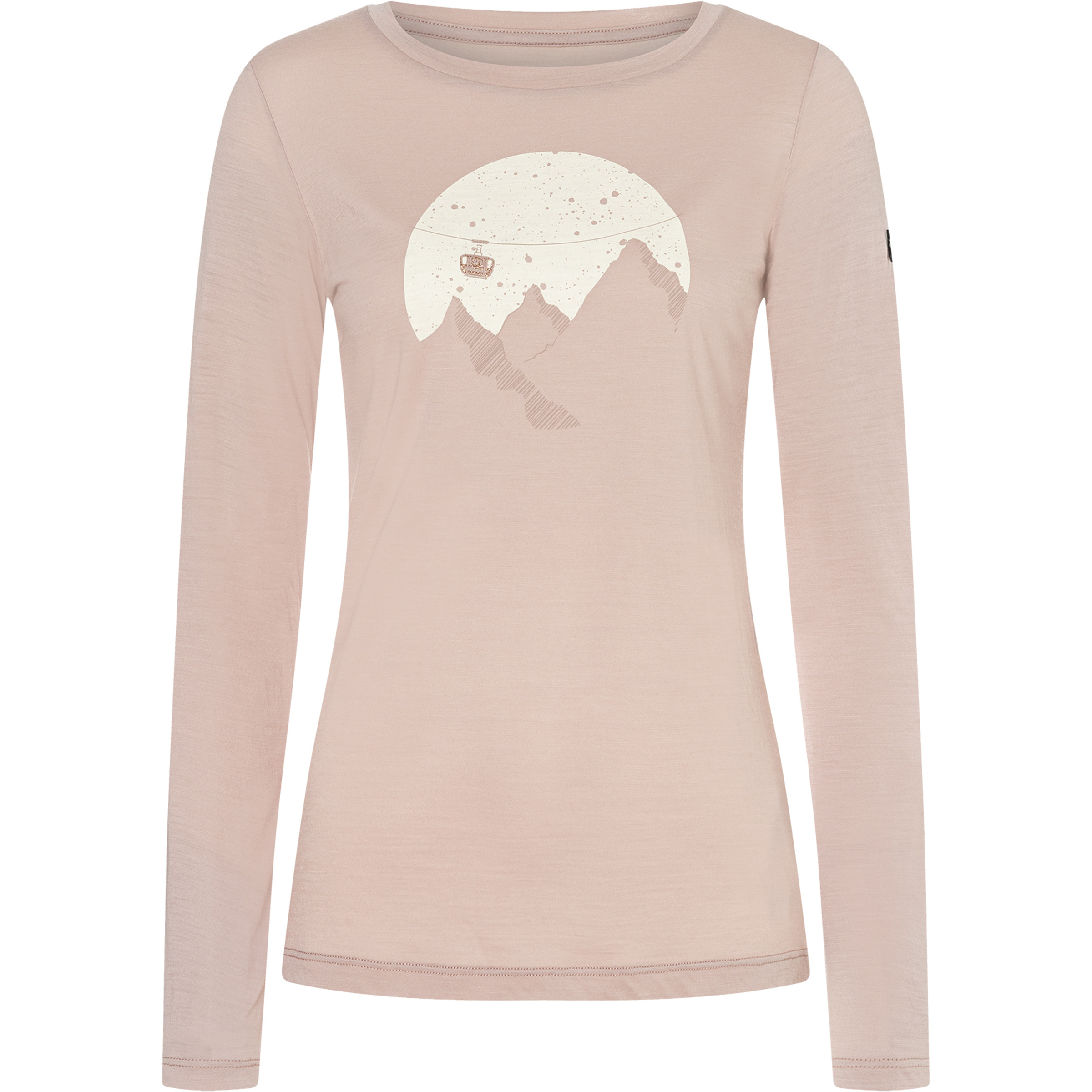 Super.Natural Gondola Damen Longsleeves Merino rosa Größe M Trekking Hautfreundlich Merinowolle