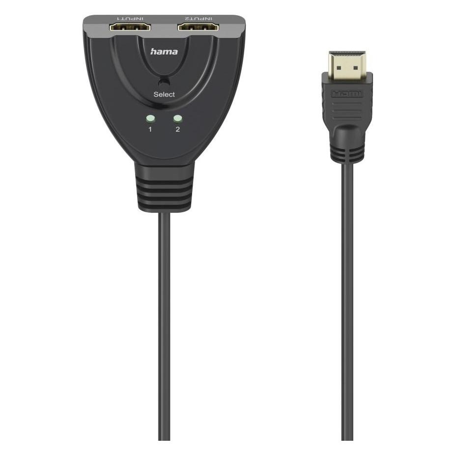 Hama 4K HDMI-Umschalter 2x1, 2x HDMI-Buchse - 1x HDMI-Stecker (00305019)