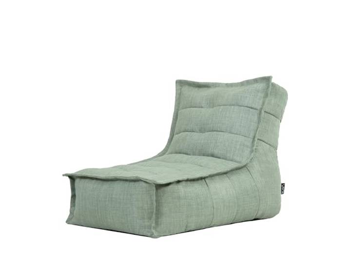 Icon Dolce Outdoor Sitzsack-Liege mit Füllung, Grün In Deutschland Hergestellt, Sitzsack Erwachsene, Wasserabweisender Stoff, Bequemer Sessel für Wohnzimmer und Garten