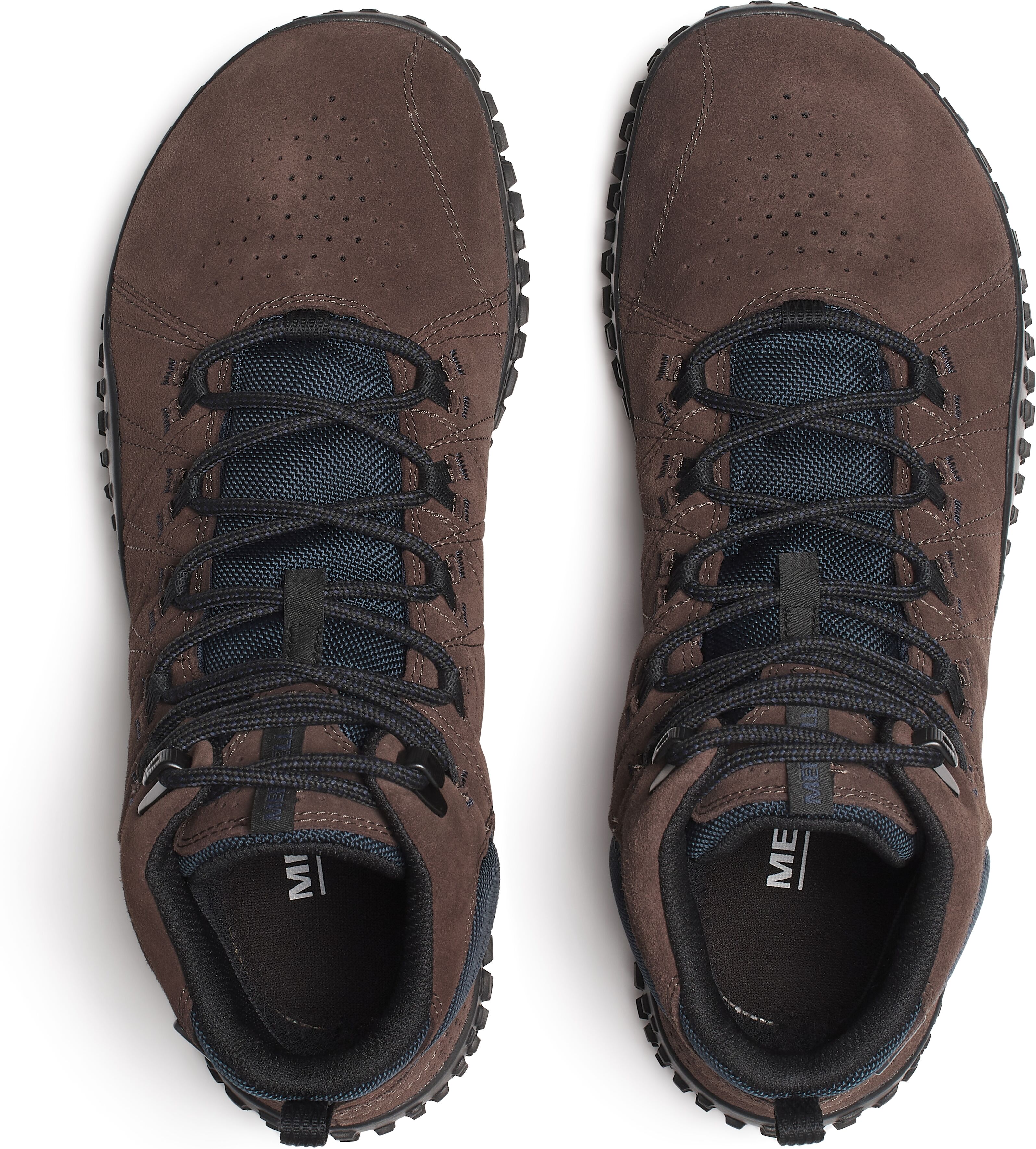 Wanderschuh MERRELL "WRAPT MID WP", Herren, Gr. 43, Synthetik, braun (coffee), Leder, Schuhe Wanderschuh coffee 43, Synthetik