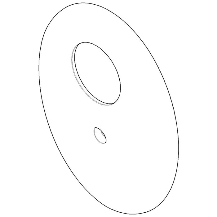 Dornbracht AP- Platte, BRB X- Strea 091102191-00 chrom