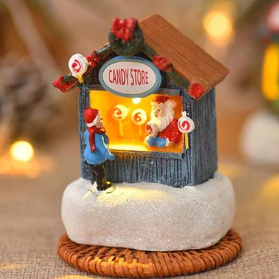 Uplift Essentials Festive Narrative Sculpture High Definition Village House Architectural Ornament style 5