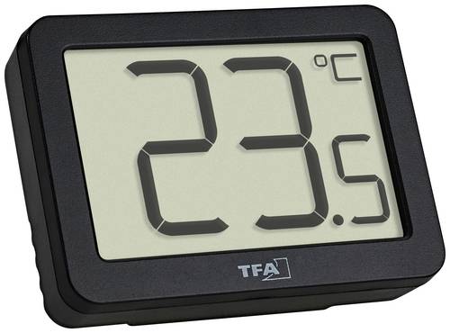 TFA Dostmann Thermometer Schwarz 30.1065.01