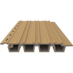 NewTechWood Fassadenverkleidung Castellation Pro 35 - Red Cedar 21,5 x 3,3 x 290