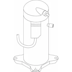 BOSCH Ersatzteil TTNR: 87382000580 Kompressor AEH-60 3ph