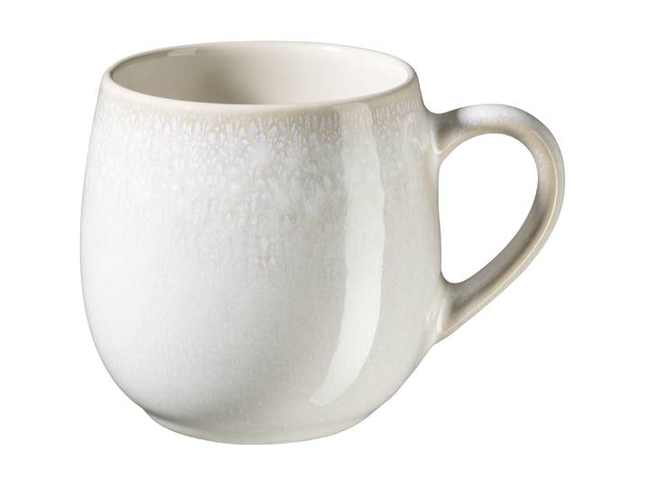 Tassen-Set Faro weiss Steinzeug H 9 cm 360 ml 4 Stk - Tassen-Set