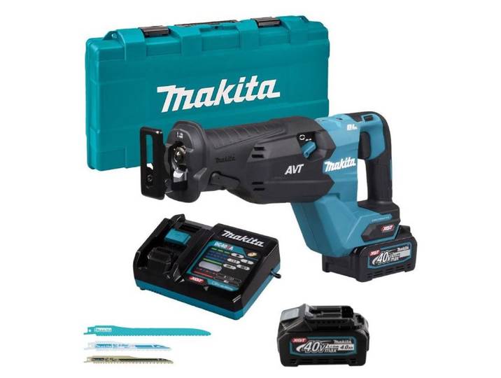 Scie sabre 32 mm 40V max XGT MAKITA JR002GM201 2 x 4\,0Ah + chargeur en coffret