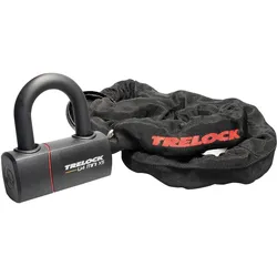 TRELOCK Kettenschloss LC 680 LOOP mit Schloss 9,5 mm schwarz 110 cm