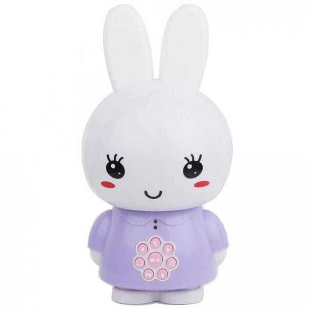 Veilleuse musicale Honey Bunny mauve - Alilo