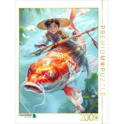 CALVENDO Puzzle Animé asiatisch inspiriert | 2000 Teile Lege-Größe 90x67cm Foto-Puzzle für glückliche Stunden