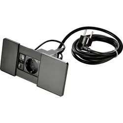 Kopp 939618110 VersaPAD 1f+USB-C, Farbe: schwarz  - 8 Stück
