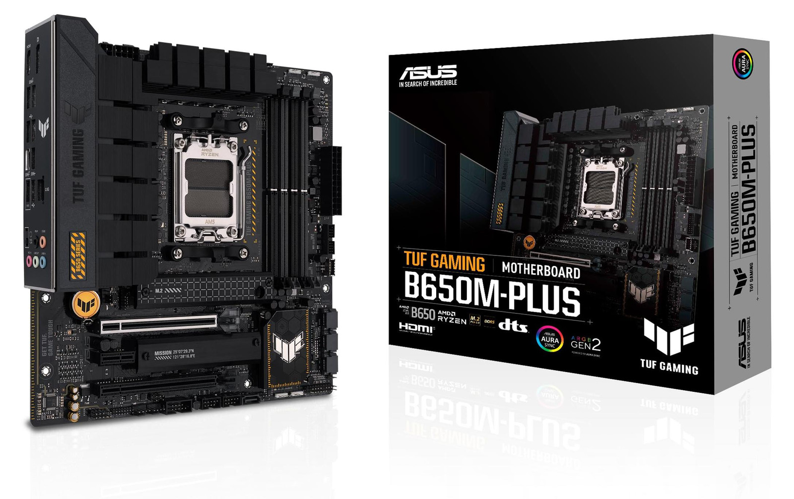 ASUS TUF GAMING B850M-PLUS Motherboard - AMD B850 - AM5 micro ATX
