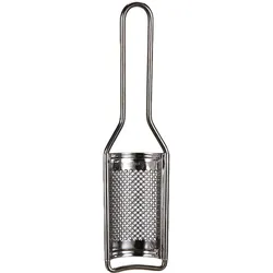 Lacor Muskatreibe Edelstahl 18/10, 23x6 cm, Küchenreibe, Silber
