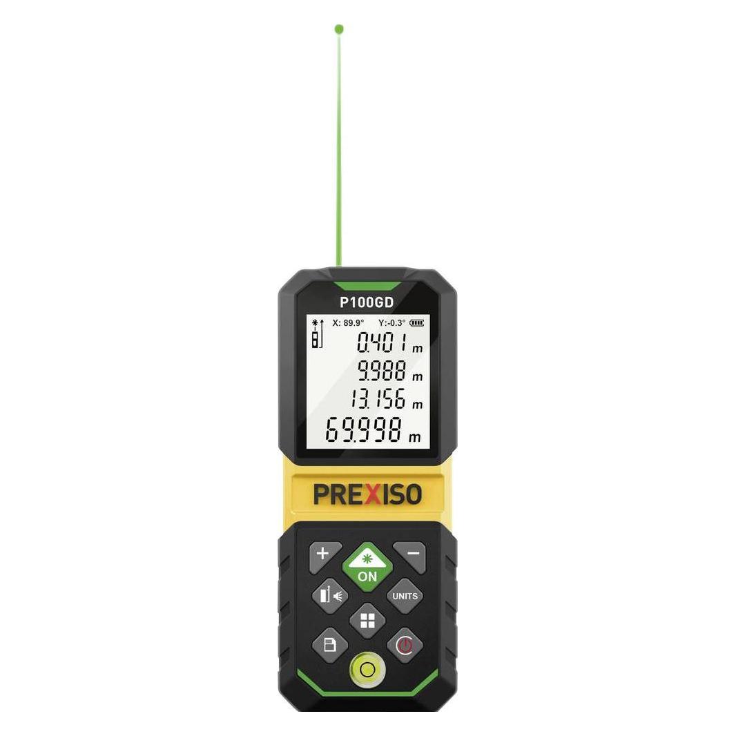 Prexiso P100GD Laser-Entfernungsmesser 100 m (100 m, Laserentfernungsmesser) (P100GD)