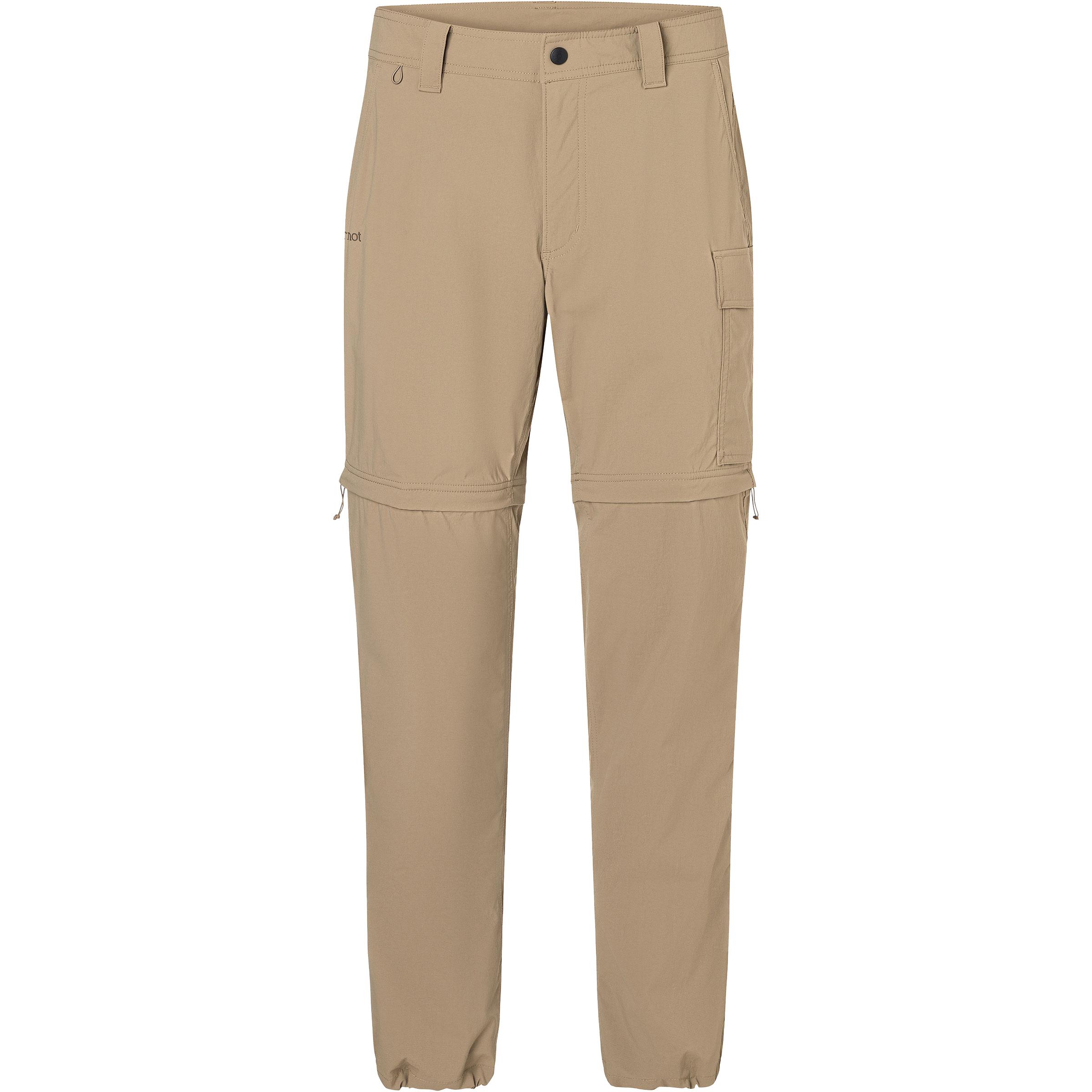 Marmot Trailway Convertible Hose Herren Zip-Hosen braun Größe L Camping Elastisch Wasserabweisend