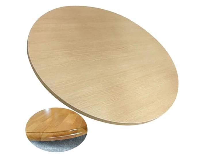 BGBZHMMEE 60cm 70cm 80cm 90cm 100cm Lazy Susan Drehteller Holz, 360 ° Drehbar Tischplatte Drehplatte, Große Runder Serviertablett, Tisch-Servierplatte(Wood,70cm/28in)
