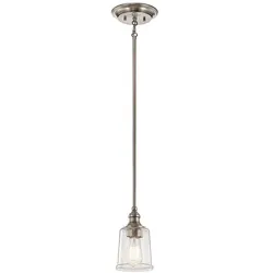 Elstead Lighting, Pendelleuchte, Waverly Hängeleuchte E27 Klassisches Zinn (E27)