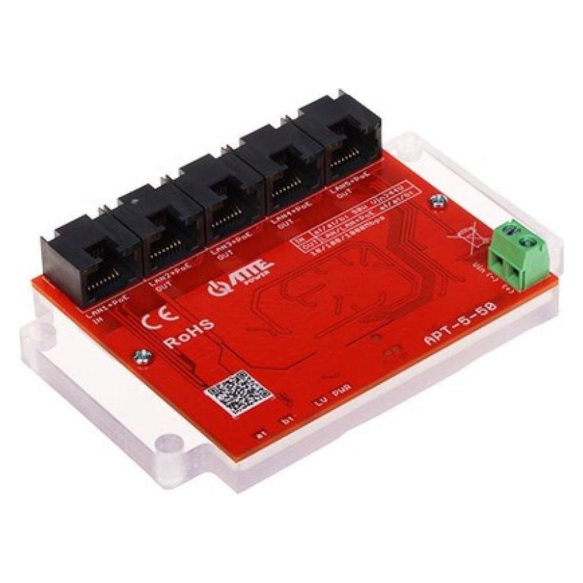 Atte Switch POE / Extender APT-5-50 5-Port (5 Ports) (APT-5-50)
