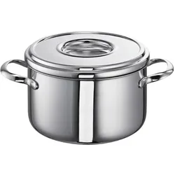 Schulte-Ufer Edelstahl Kochtopf Romana, Pfanne + Kochtopf, Silber