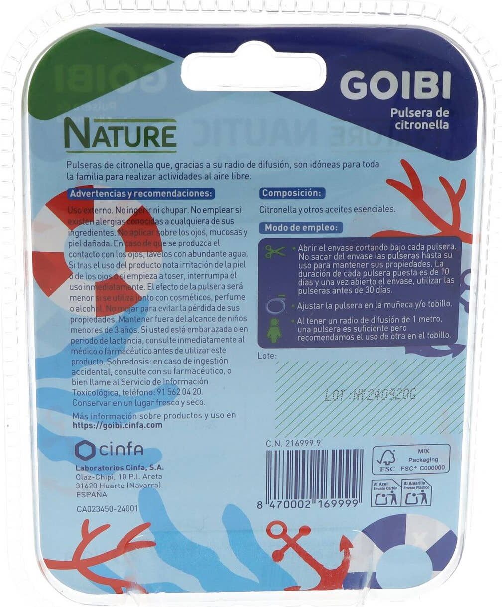 goibi Nature Nautic Pulsera Citronella 1 ud