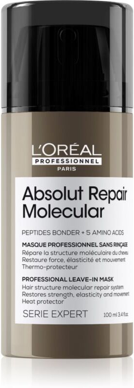 L’Oréal Professionnel Serie Expert Absolut Repair Molecular erneuernde Maske für geschädigtes Haar 100 ml