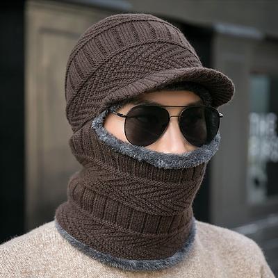 Herren Sturmhaube Mütze Hut warm halten Windundurchlässig Atmungsaktiv Vlies Hut Winter Snowboards für Skifahren Snowboarden Wintersport
