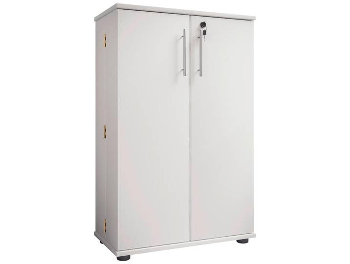 Mid.you Cd-Regal, Weiss, Kunststoff, 20 Fächer, 60x93x31 cm, Wohnzimmer, TV Möbel, CD-Regale