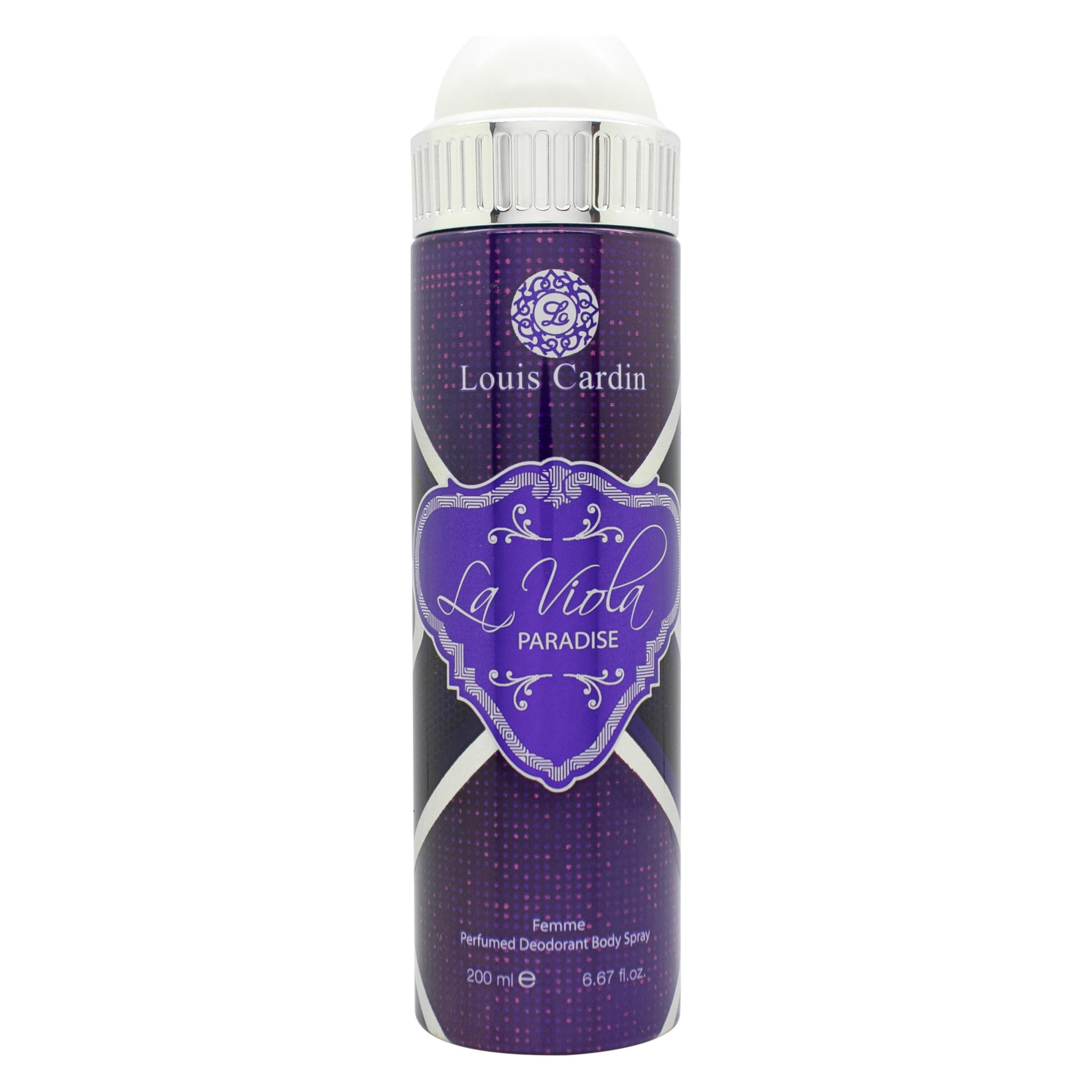 Louis Cardin La Viola Paradise Perfumed Deodorant Body Spray 200ml (Spray, 200 ml) (64648003)