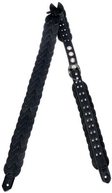 Jodi Head Guitar Straps Coney Island Black / Black Noir