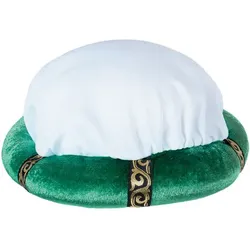 Kinder-Turban, grün/weiß