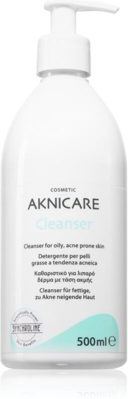 Synchroline Aknicare Cleanser oil-reducing cleansing gel for problem skin, acne 500 ml
