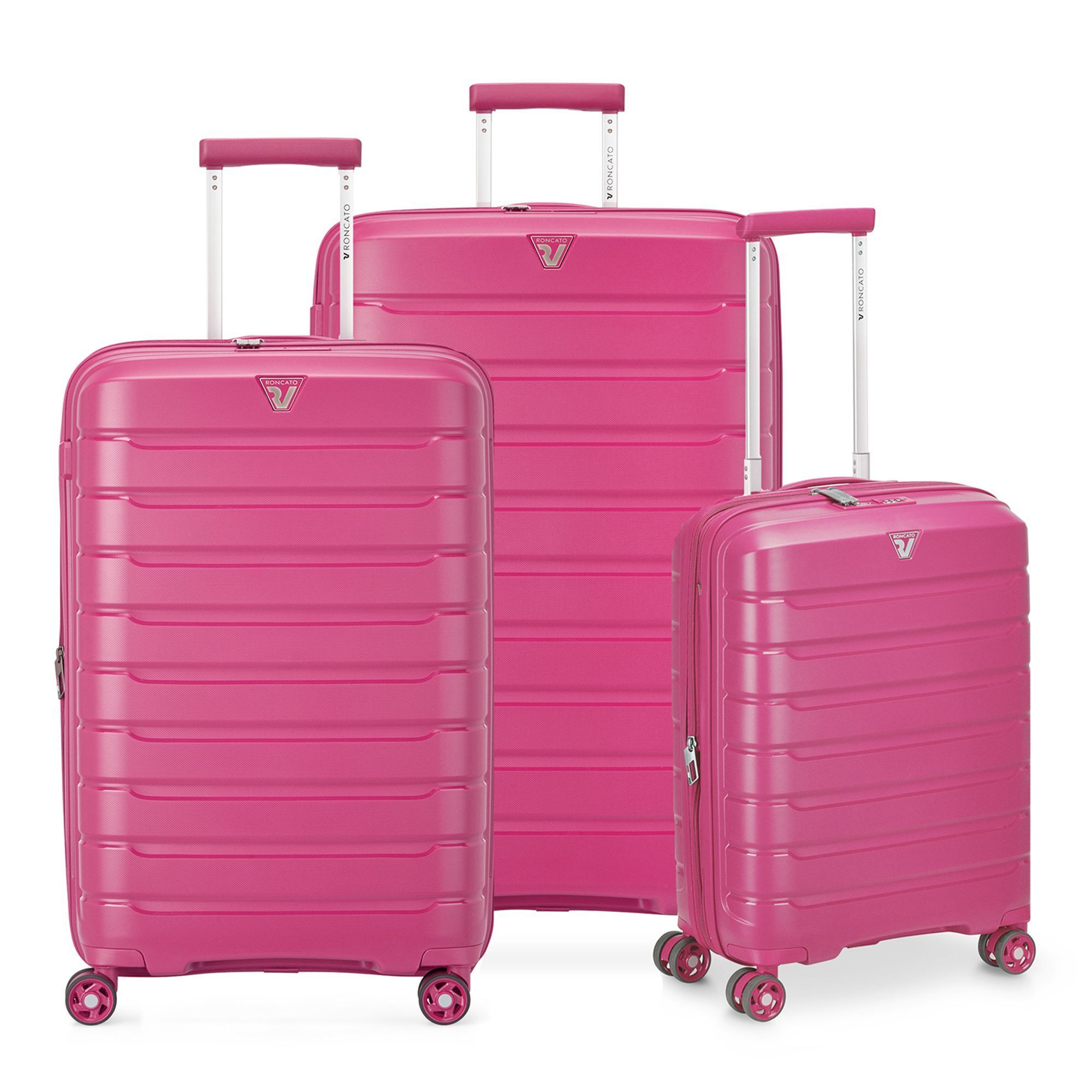 Roncato B-Flying Move 4 Rollen Kofferset 3-teilig mit Dehnfalte