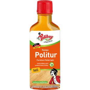 Poliboy Möbelpolitur fixneu Politur, für helles Holz, frischt Farben auf, 100 ml