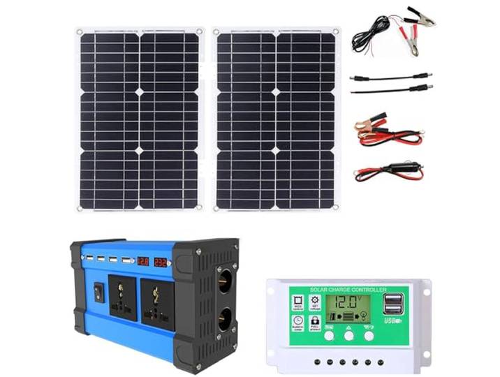 4000-W-Off-Grid-Solarpanel-Kit mit 50-A-PWM-Controller for Wohnmobile und Boote