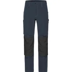 James & Nicholson Herren Workwear Pants 4-Way Stretch Slim Line Cargohose JN1813 carbon 98