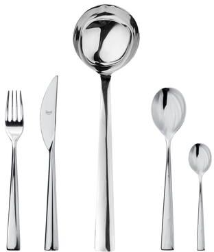 Mepra Energia Flatware Set - 49 Pieces - Stainless Steel